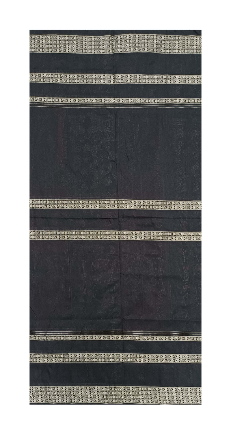 Sambalpuri Silk Bapta(Silk+Cotton mix) saree with blouse piece