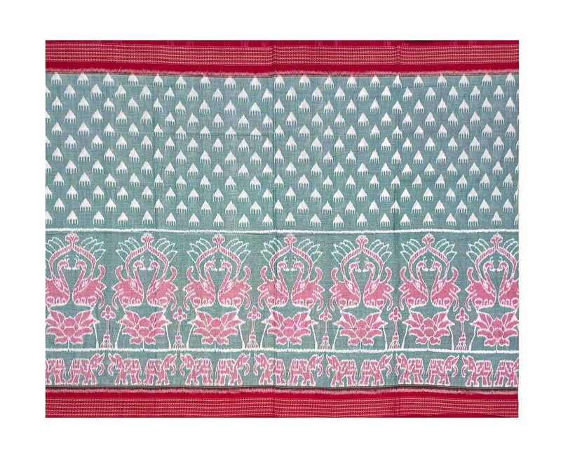 Sambalpuri cotton saree with blouse piece