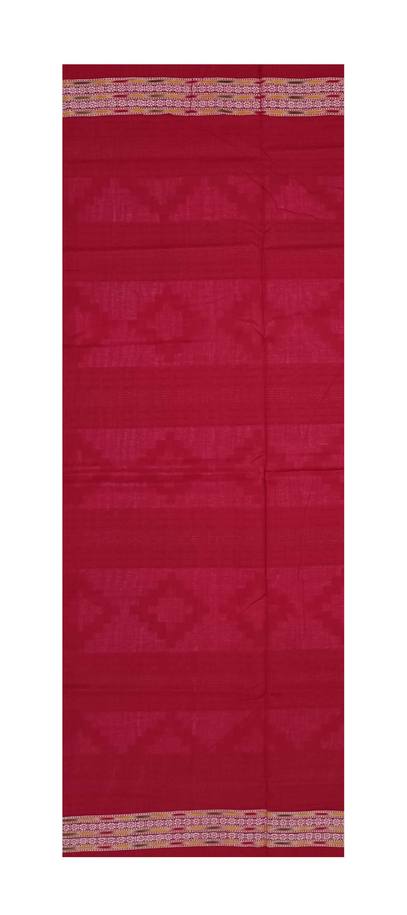 Pasapali design sambalpuri cotton saree with blouse piece