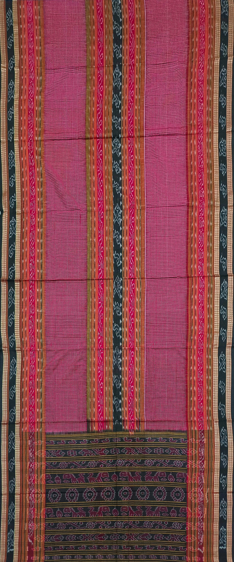 Sachipar design Sambalpuri Cotton Saree