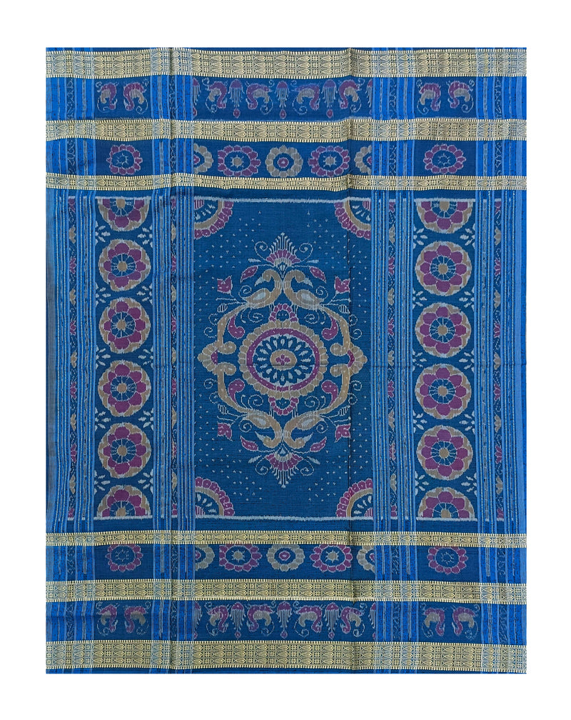 Sambalpuri cotton saree with blouse piece