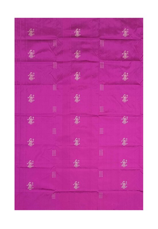 Sambalpuri unstitched SILK KURTI PIECE, 2.5 MTR