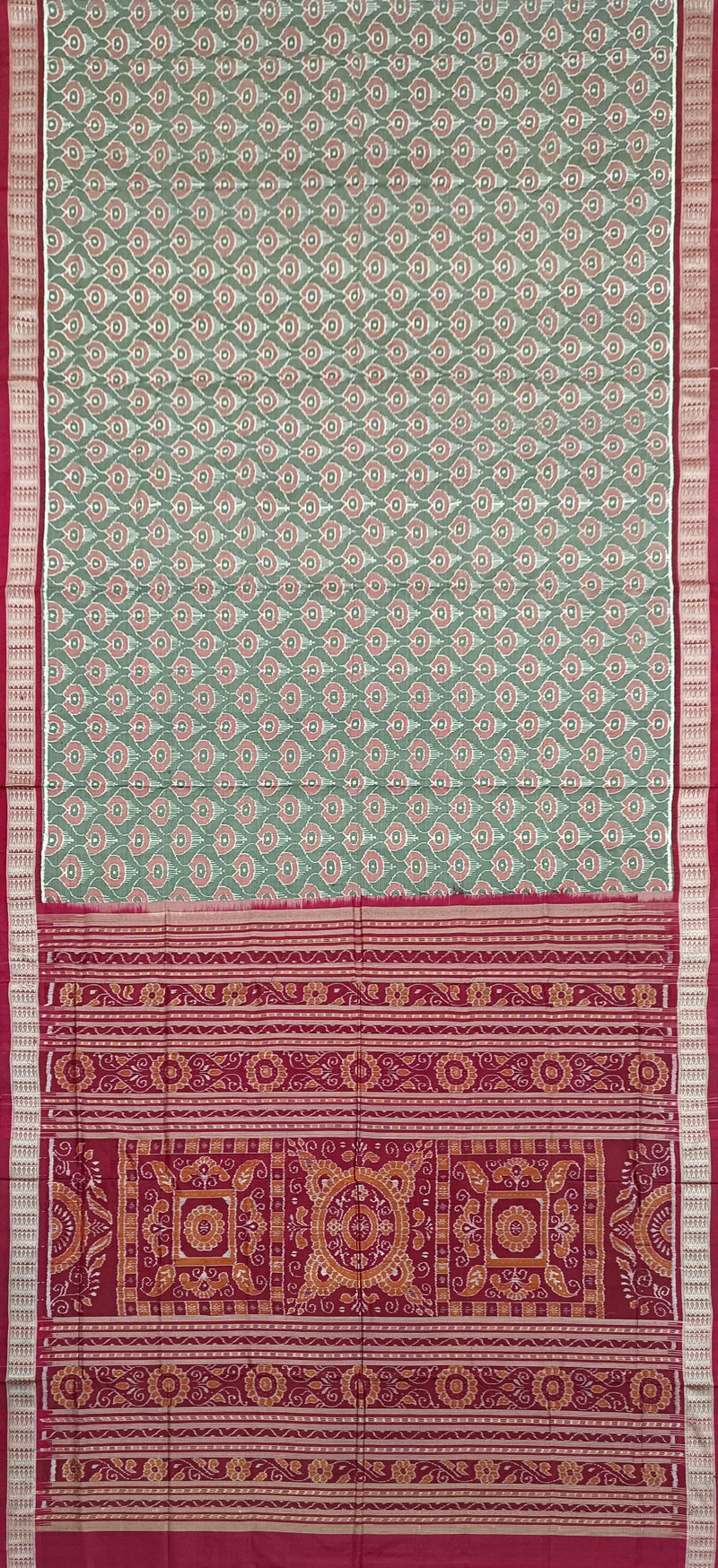 Sambalpuri silk saree with blouse piece