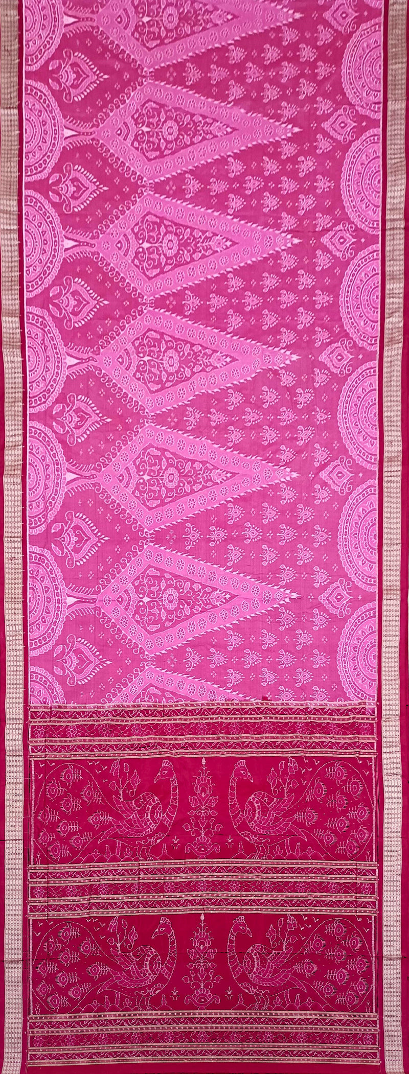 Sambalpuri silk saree with blouse piece