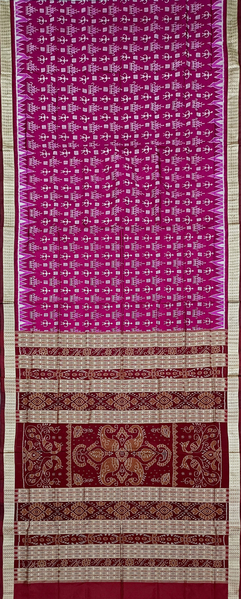 Sambalpuri Silk Saree With Blouse piece