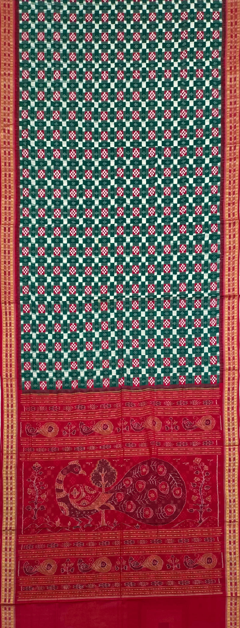 Sambalpuri cotton saree with blouse piece