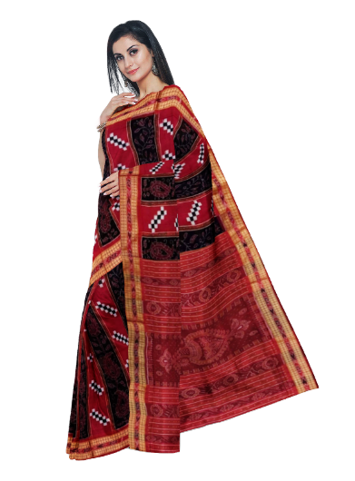 Sambalpuri cotton saree with blouse piece