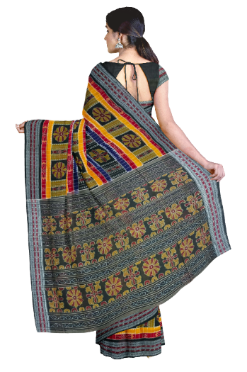 Utkal Laxmi design Sambalpuri cotton saree with blouse piece