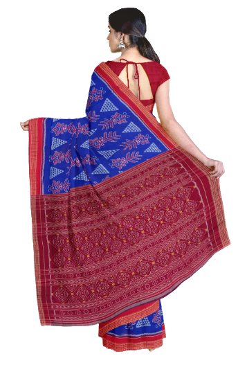 Sambalpuri cotton saree with blouse piece